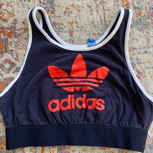 Vintage adidas crop top/sports bra